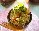 魚ニソとキャベツの変わり胡麻和え作り方6写真