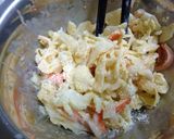カニカマとキャベツのソース風味胡麻和え作り方3写真