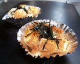 お弁当にも！はんぺんの明太マヨ焼き♪作り方5写真