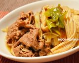 煮るだけ簡単♪どっさりきのこの肉豆腐作り方6写真