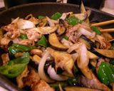 なすと豚肉の黒酢炒め作り方4写真