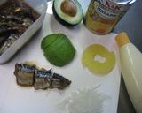 イングリッシュマフィンで秋刀魚パン作り方2写真
