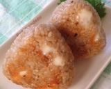 ウスターソースとチーズで洋風焼きおにぎり作り方3写真