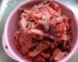 温か牛スジ味噌煮作り方2写真