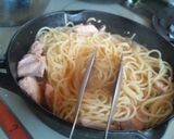 サーモンのパスタ、レモンを添えて作り方4写真