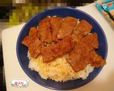 ❤牛角のカルビ専用ご飯★焼肉のせ丼版★作り方3写真