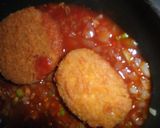 メンチとコロッケのチリソース風丼ぶり！作り方6写真