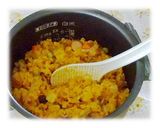 野菜ジュースでピラフ作り方5写真