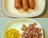 はんぺんカレーだんご*ウインナーコーン*作り方1写真
