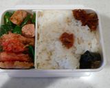 月末お助け！魚肉ソーセージ炒め弁当！作り方4写真