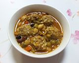 ライス入りミートボールのミネストローネ煮作り方4写真
