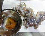イカとシシトウのわた焼き～大人味！作り方1写真