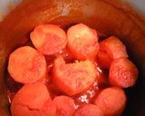 １日分の野菜ジュースでさつま芋煮作り方4写真