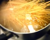 超簡単☆きのことチキンのクリームパスタ作り方4写真