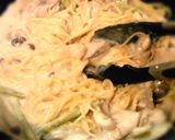 超簡単☆きのことチキンのクリームパスタ作り方5写真