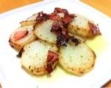 おつまみに。長芋ベーコンのオイル炒め作り方4写真