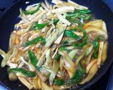 芋がらと魚肉ソーセージの甘辛醤油いため作り方8写真