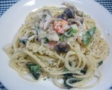 レンジでパパッと簡単♪クリームパスタ作り方10写真