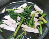 ほうれん草とハムのオムレツ作り方4写真