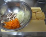 ふわじゅわっ☆鶏ひき肉の油揚げ包み煮＊＊作り方1写真