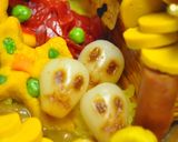 ハロウィン★カレーに☠ドクロらっきょ作り方5写真