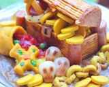 ハロウィン★カレーに☠ドクロらっきょ作り方7写真