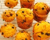 * ハロウィン ❤ カボチャのマフィン♪作り方4写真
