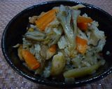 具だくさん炊き込みご飯作り方6写真