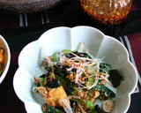小松菜・もやし・しめじ・厚揚げ。かけ醤油作り方13写真