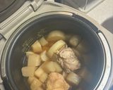 炊飯器で爆速！鶏もも肉と大根の煮物作り方5写真