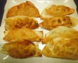 柿と大根のギョーザの皮包み焼き！作り方6写真
