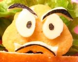 キャラ弁 ナゲット で クリボー♪作り方3写真
