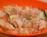 蒸し鶏ちゃんぽん作り方3写真