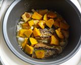 さんま・茸・南瓜の秋色ご飯作り方4写真