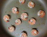 簡単♪えびと長芋（里芋）のバター醤油焼き作り方3写真