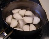 かぶのごま入り味噌汁作り方3写真
