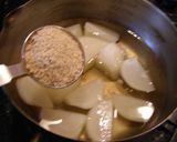 かぶのごま入り味噌汁作り方4写真