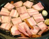 ●茄子と厚切りベーコンのトマト煮込み●作り方2写真