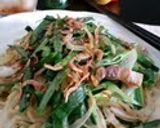 ニラとネギのシャキシャキ塩焼きそば作り方4写真