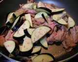 豚肉とナスのゴマ酢炒め作り方3写真