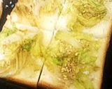 レタスのナムルチックなトースト♪作り方4写真