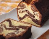 チョコとチーズのマーブルパウンドケーキ作り方20写真