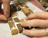 レンガ造りのお菓子の家（ヘクセンハウス）作り方4写真