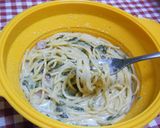 【シリコンスチーマー】海苔クリームパスタ作り方9写真