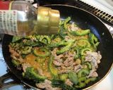 ゴーヤの豚肉ピリカラ味噌炒め作り方6写真