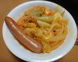「１日分の野菜」で餃子トマト鍋作り方3写真