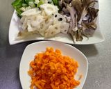秋の味覚でガパオライス作り方2写真