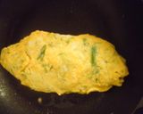 みず菜入り玉子焼きスイートチリソースかけ作り方7写真