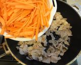 たっぷり人参と豚肉の酢っぱり炒め煮作り方1写真