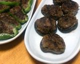 野菜レシピ★ピーマンとしいたけの肉詰め作り方9写真